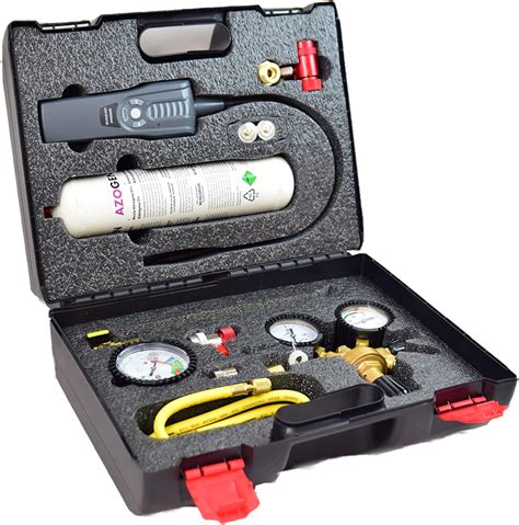 leak test car ac with compressed air|car ac leak test kit.